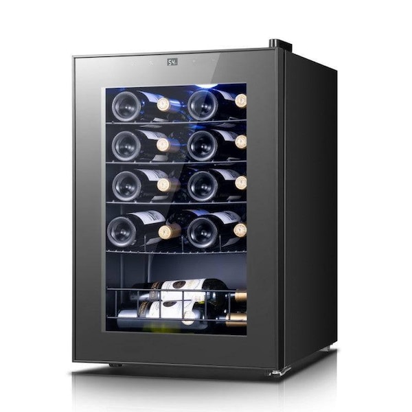 Yeego 16.96 inch 20 Bottle Freestanding/ Countertop Wine Cooler Refrigerator YG-WSJC62-25US-ZO - main