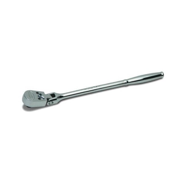 Williams Enclosed Flex Head Ratchet, 1/4 in Drive, 7 in OAL, Nickel Plated/Polished Chrome JHWM-52EHFA - main
