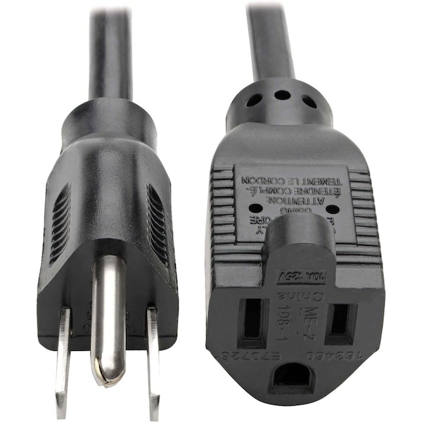 Tripp Lite Power Cord, 5-15P to 5-15R, 10A, 18AWG, 10ft P022-010 - main
