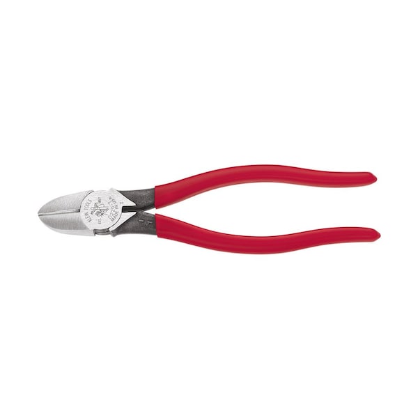 Klein Tools 7 3/4 in Diagonal Cutting Plier Standard Cut Oval Nose Uninsulated D220-7 - main