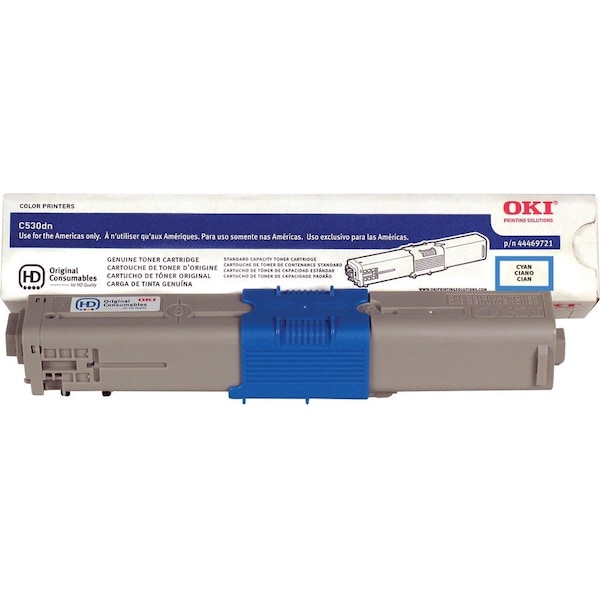 Royal Toner Toner For C530 44469721, Cyan, 5K Pages 44469721 - main