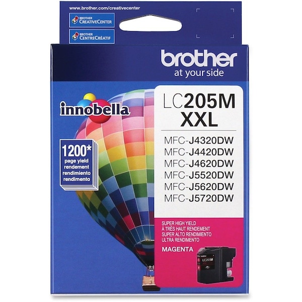 Brother Super High Yield Magenta Ink Cartridge LC205M - main