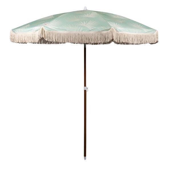 Picnic Time Family Of Brands Summerland 6.5 ft. Portable Beach Umbrella, Palm Beach 816-01-366-000-0 - main