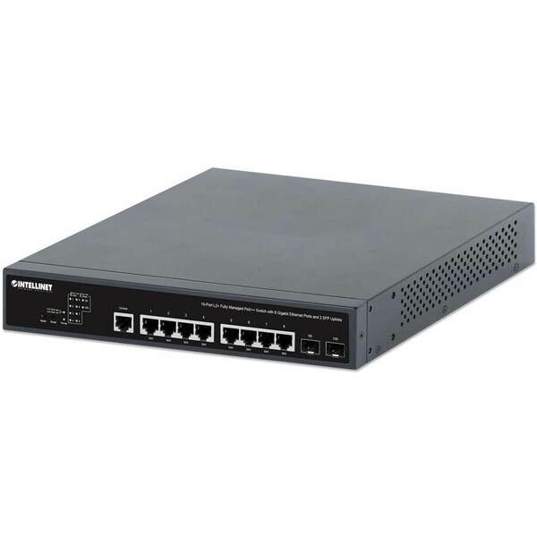 Manhattan - Strategic 10-PORT L2+ FULLY MANAGED POE+ SWITCH WITH 8 GIGABIT ETHERNET PORTS AND 2 SFP U 562003 - main