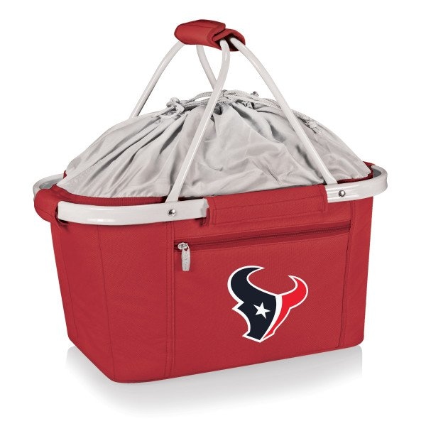 Picnic Time Family Of Brands NFL Houston Texans - Metro Basket Collapsible Cooler Tote 645-00-100-134-2 - main