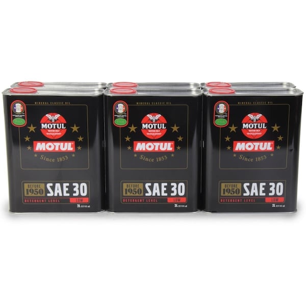 Moyul Usa 2 Litre Can 30W Classic Conventional Motor Oil - Set of 6 MTL104509-6 - main