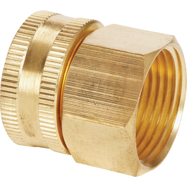 Best Garden 3/4'' FHT x 3/4 In FPT Brass Swivel Hose Connector 35008 - main