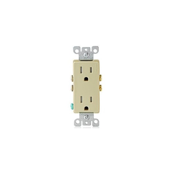 Leviton 5-15R, 15 A, 125 VAC, 2 Pole, 3 Wire, Grounding T5325-I - main