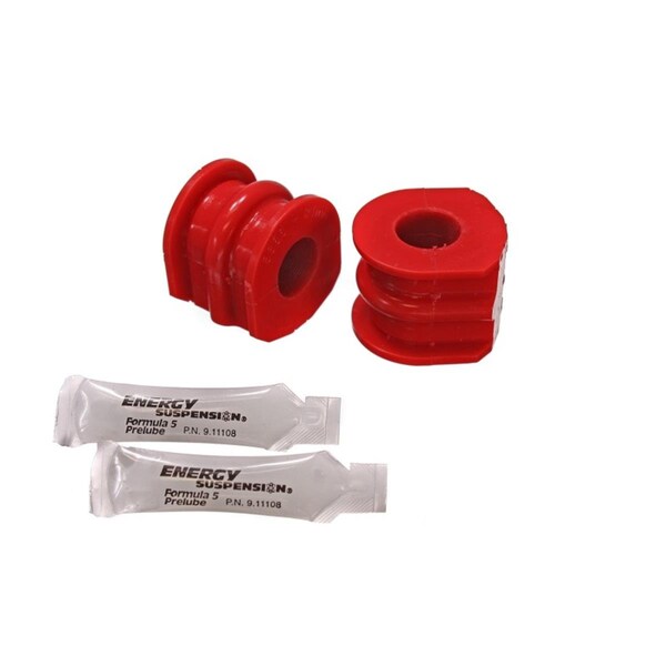 Energy Suspension 21 mm Rear Sway Bar Frame Bushings for 2003-2007 Infiniti G-35 Coupe RWD - Red 7.5127R - main
