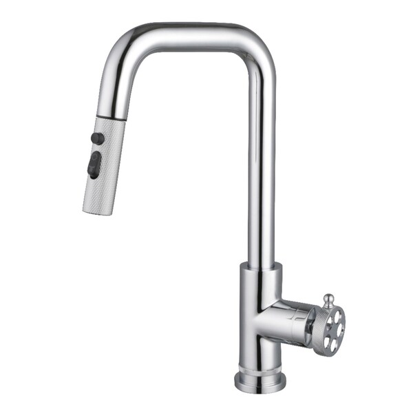 Kingston Brass Single-Handle Pull-Down Kitchen Faucet, Polished Chrome LS2731RKZ - main