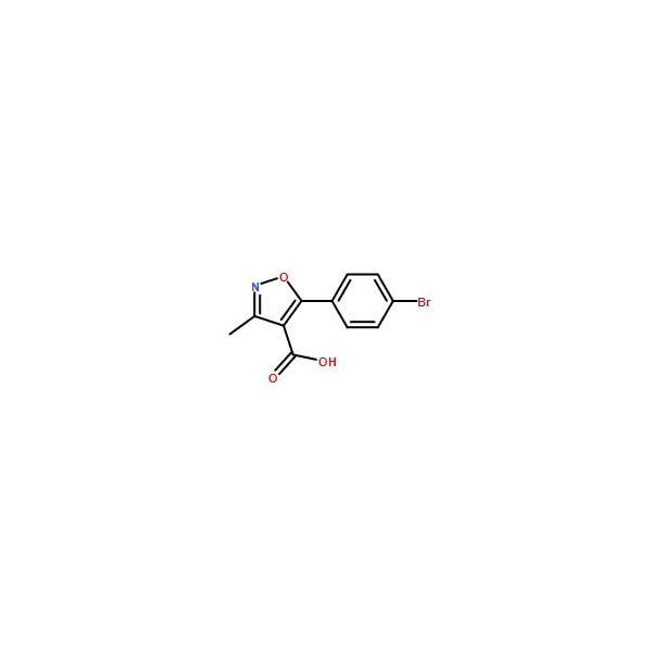 Ak Scientific 5-(4-Bromophenyl)-3-methylisoxazole-4-carboxylic acid (1g), CAS 91182-60-4 Y6488-1g - main