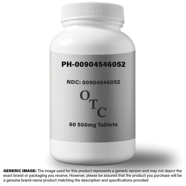 Major Pharmaceuticals Calcium Carbonate Cholecal (Os-Cal) 500-200mg Tablet, Green Oblong, 60PK 00904546052 - main