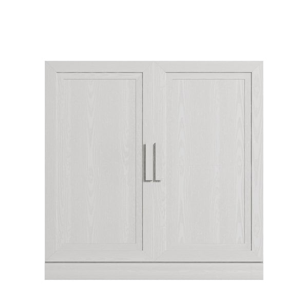 Homeroots 31in White Wood Accent Cabinet 693398 - main