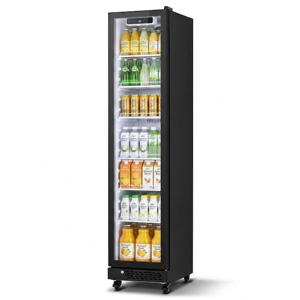 Yeego 16.93 inch Commercial Freestanding Display Beverage Refrigerator Cooler YG-SC-230FC-ZO - main