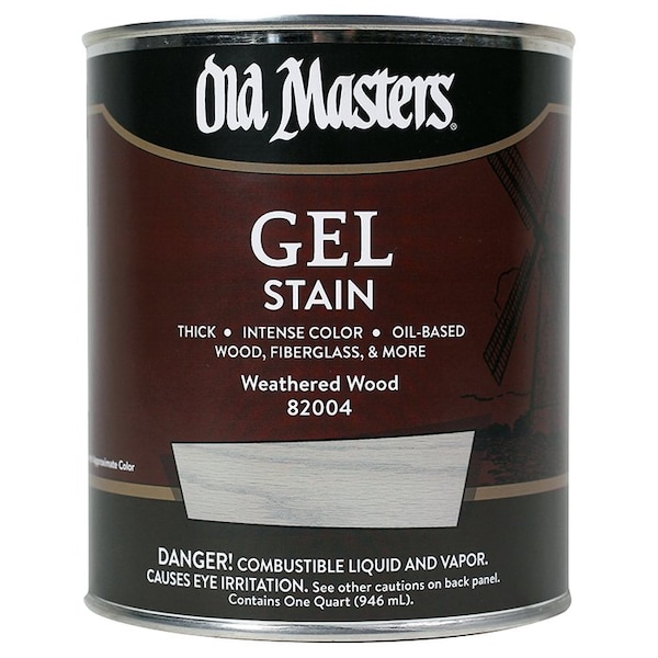 Gel Stain Qt Old Masters Weathered Wood Oil-Based Stain 82004 - main