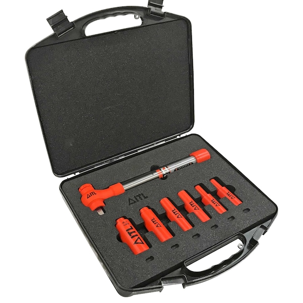 Itl 1000V Insulated 1/2-inch Drive Torque Wrench Set, 7-Piece 00025 - main