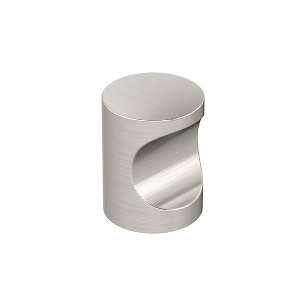 Amerock Whistle 11/16 inch (18mm) Diameter Satin Nickel Cabinet Knob, 10PK 10VMP37026G10 - main