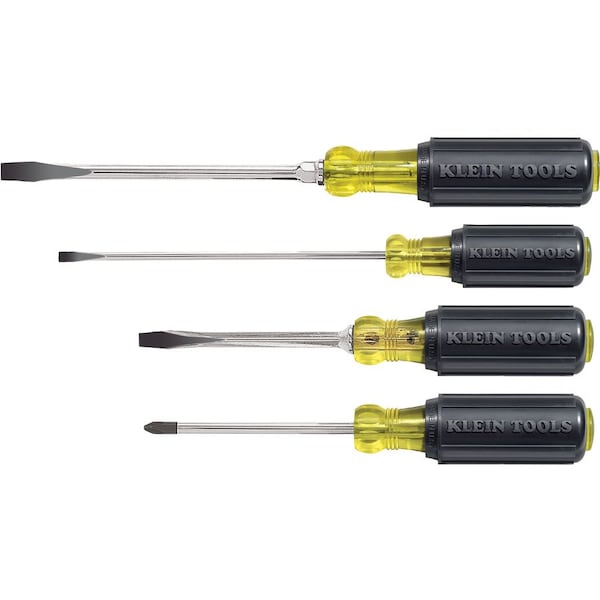 Klein Tools Screwdriver Set, Slotted and Phillips, 4-Piece 85105 - main