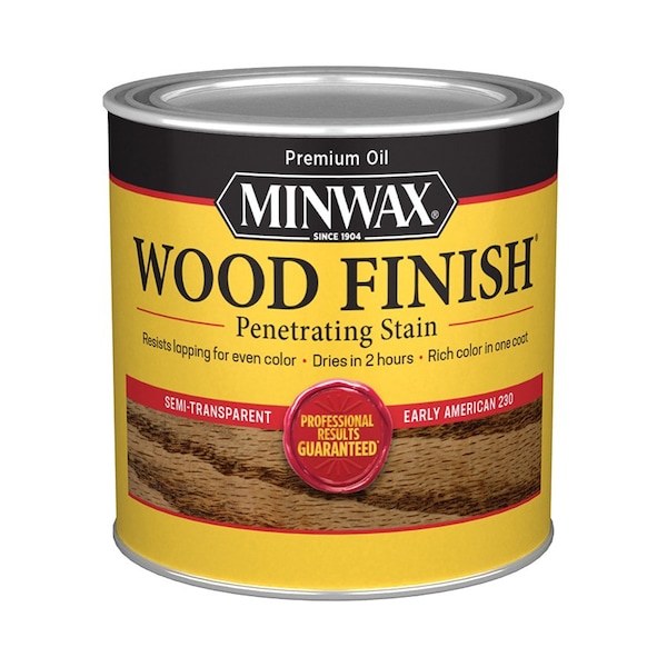 Minwax 1/2 Pt Early American Wood Finish Oil-Based Wood Stain 22300 - main