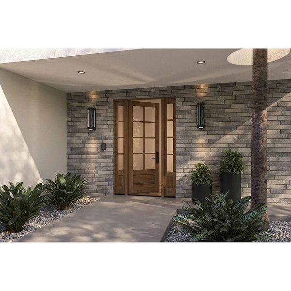 Doornmore G7508, 65.25" x 98" ( 36" Door + 2x12" Side) Left Hand, Mahogany SDL 8 Lite, 3/4 Lite Exterior Door G7508-SW-3696-G7504-SL_1-2_LI - main