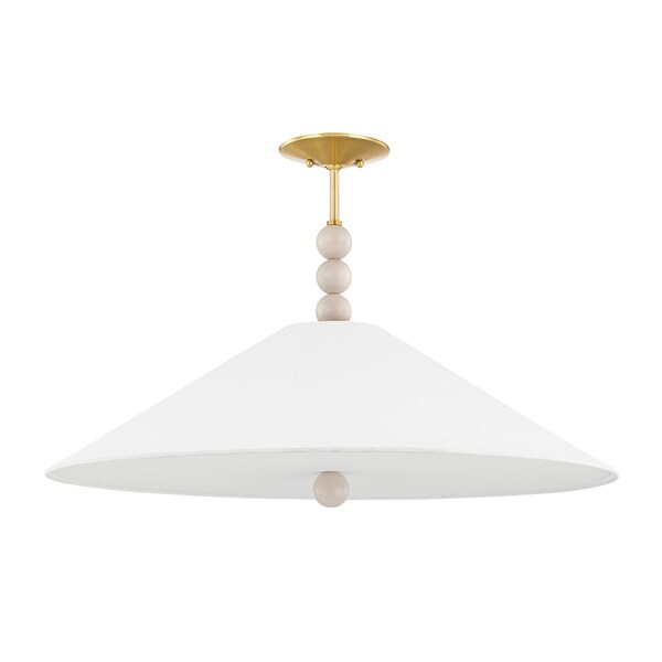 Mitzi Alexis 3 Light Pendant 6.5 In. Aged Brass H615703-AGB - main