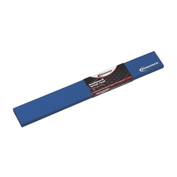 Innovera Natural Rubber Keyboard Wrist Rest, Blue 52457 - main