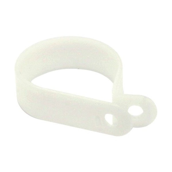 Cable Wholesale Cable Clamp, Nylon, 1/2 in Bundle Dia., White, 20.60 mm L, 100 PK 30CV-31100 - main