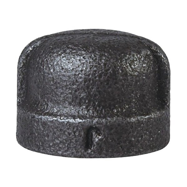 Prosource Cap Black Malleable 1/4 B300 8 - main