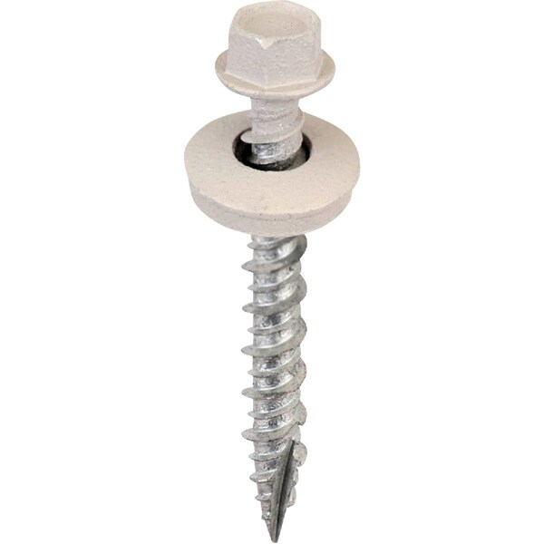 Acorn International No.9x1-1/2'' Light Gray Washered Metal To Wood Screw, 250 Ct. SW-MW15LG250 - main
