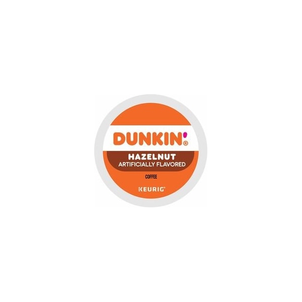 Dunkin K-Cup Hazelnut Coffee, Compatible with Keurig Brewer, Medium, K-Cup, Hazelnut, 4PK 5000363273 - main
