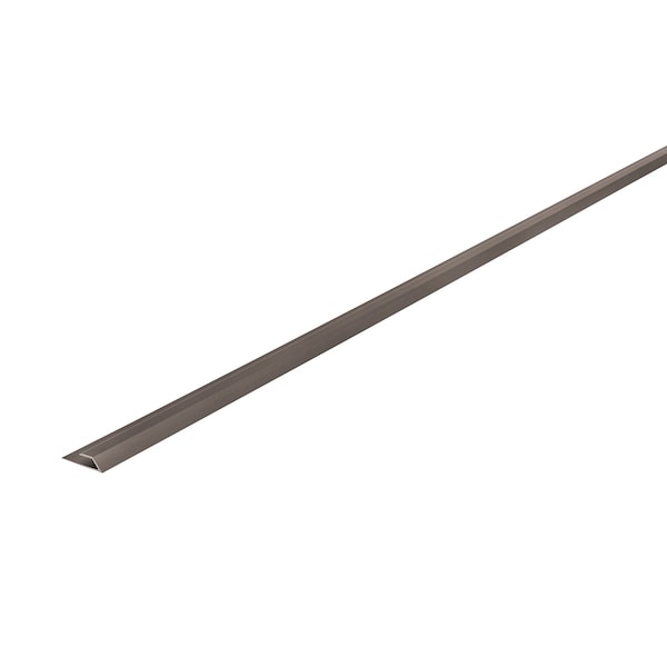 M-D Building Products 6 - 7.5Mm 84 In. Satin Nickel Aluminum Vinyl Plank Reducer 31807 - main