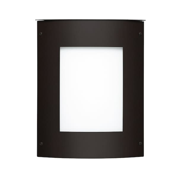 Besa Lighting Besa Outdoor Moto 13 Square Black White Acrylic 2x5W LED MOTO13SQ-WA-LED-BK - main