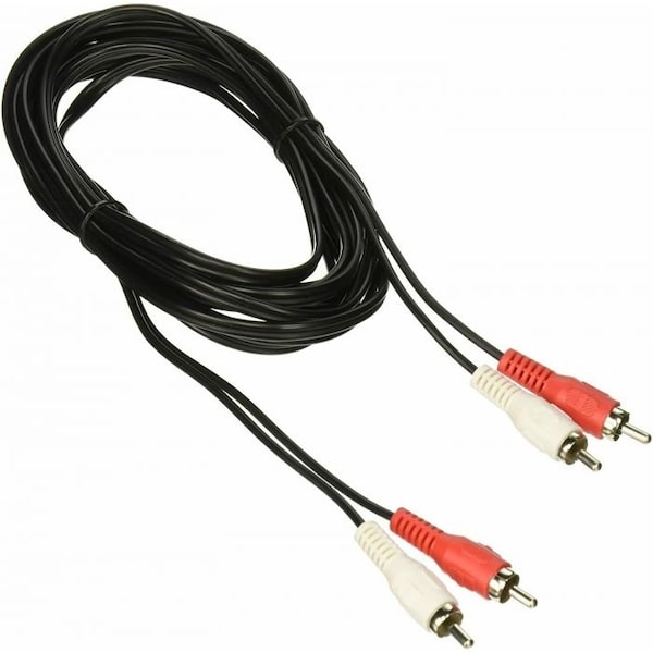 Sanoxy RCA Stereo Audio Cable Dual RCA Male Gold-Plated AV Cord FOR HDTV DVD VCR 5 FT SANOXY-CABLE33 - main