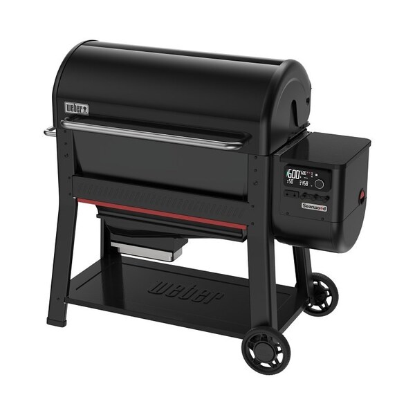 Weber Pellet Grill, 972 sq-in Primary Cooking Surface, Black 1500121 - main