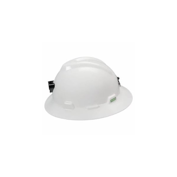 Msa Safety Specialty V-Gard Protective Caps and Hats, Fas-Trac III, w/Lamp Bracket & Cord Holder, WH 454-815009 - main