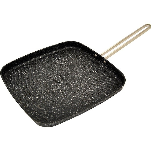 The Rock By Starfrit 10 in. Grill Pan with Stainless Steel Wire Handle 030280-006-0000 - main