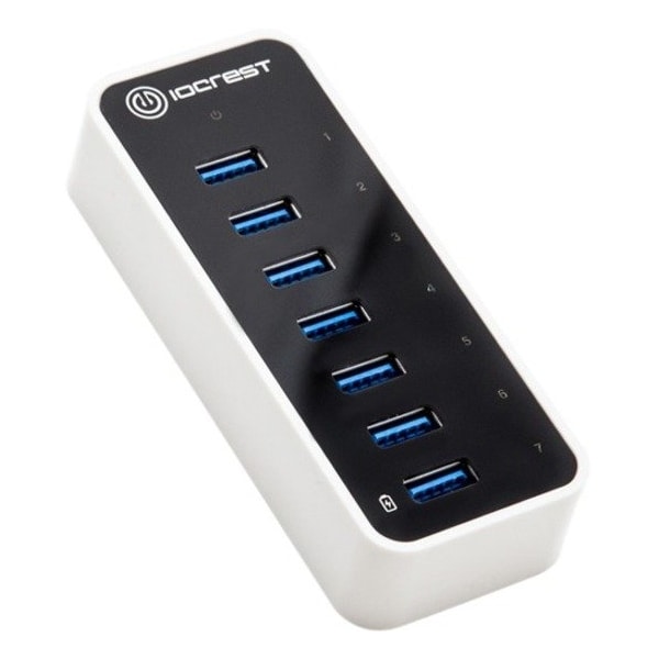 Syba SY-HUB20152 Super Speed IO Crest 7-Port USB 3.0 Hub with AC Power Adapter SY-HUB20152 - main