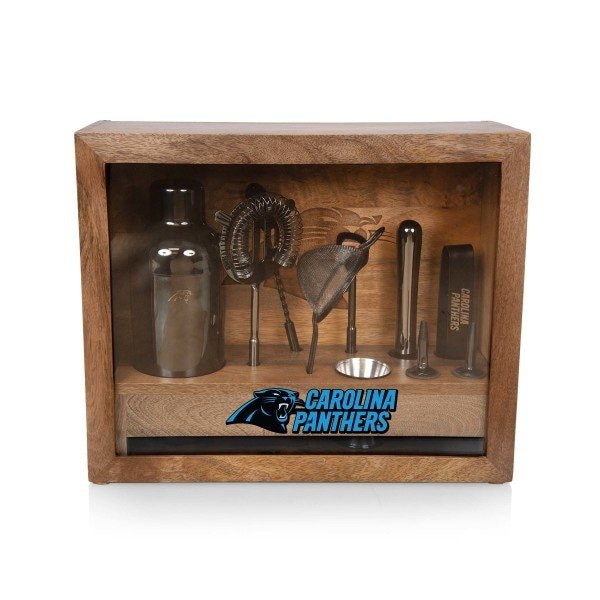 Picnic Time Family Of Brands NFL Carolina Panthers - Old Fashioned Bar Set 861-09-511-057-2 - main