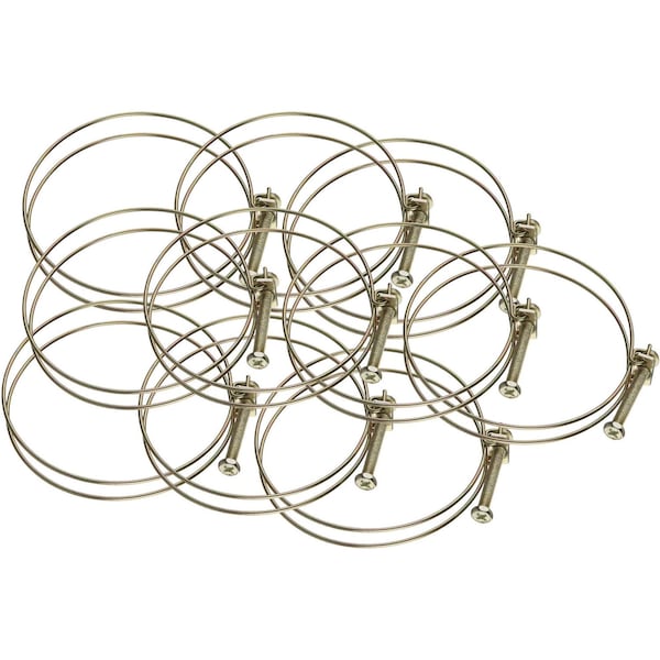 Steelex Wire Hose Clamp 4", 10PK D4349 - main