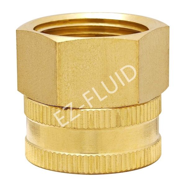 Ez-Fluid 3/4 FHT X 3/4 FIP Swivel Garden Hose Adapter EZFD708 - main