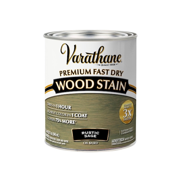 Varathane Premium Fast Dry Wood Stain, Rustic Sage, 1 Qt 297426 - main
