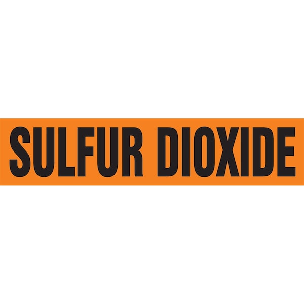 Accuform ASME ANSI PIPE MARKER SULFUR RPK679STC - main