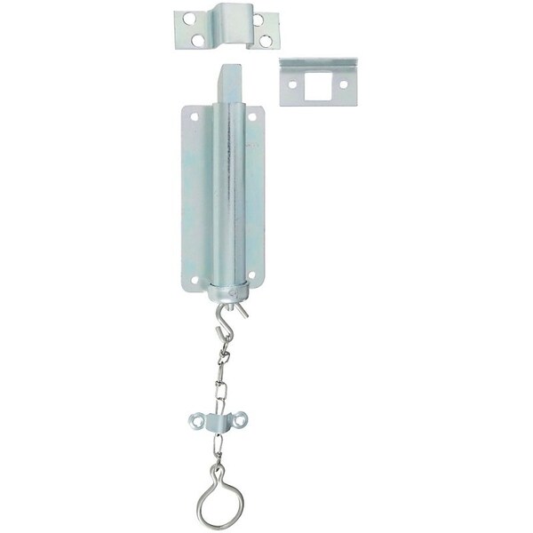 National Hardware V820 Series Chain Bolt, 6 in L Bolt, Steel, Zinc N150-771 - main