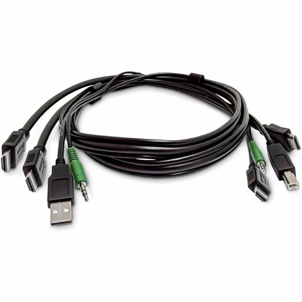 Startech.Com Dual HDMI KVM Cable USB 2.0 SK2HDMMKVM06-TAA - main
