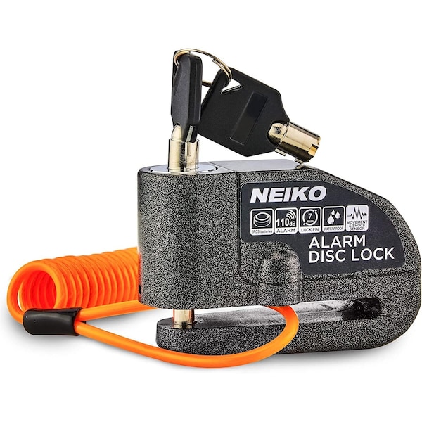 Neiko Motorcycle Disc Lock Anti-Theft Motion Sensor, Universal Alarm Lock for Motorcycles, Bicycles 52908A - main