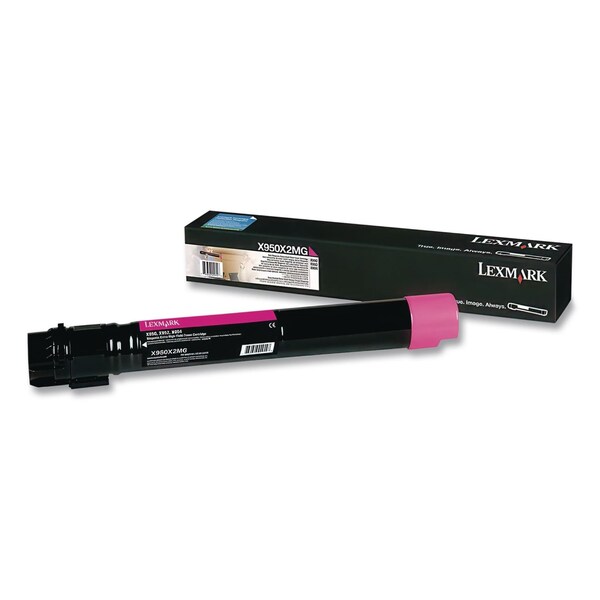 Lexmark Toner Cartridge, X950, X952 X954, Magenta X950X2MG - main