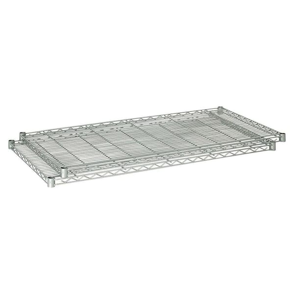 Safco Wire Shelving, 24"D x 48"W, Gray 5296GR - main