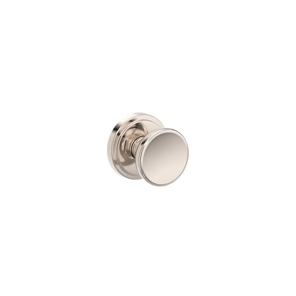 Baldwin Residential Door Knobs Full Dummy Reversible Lifetime Bright Nickel FDSOLSRR055 - main