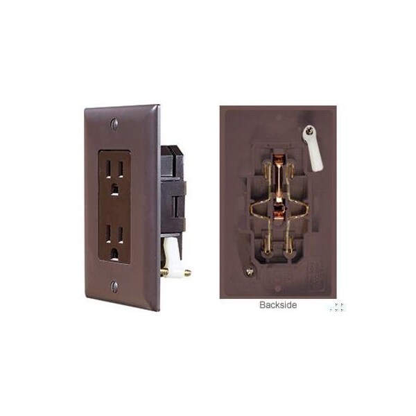 Rv Designer INSELF CONTAINEDIN BROWN DUAL OUTLET W/COVER-PLATE S815 - main