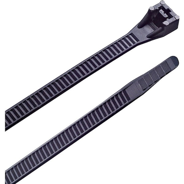 Gardner Bender Cable Tie, 48 in L, 14.30 in Max Bundle Dia., Black, Nylon 6/6, 175 lb Strength 46-448UVB - main